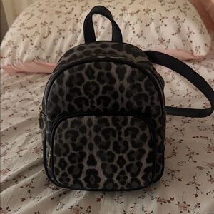 Stylish Leopard Print Backpack